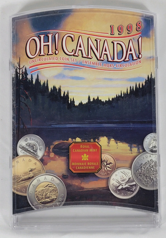 1998 Canadian OH! Canada! Coin Set in Case , Uncirculated