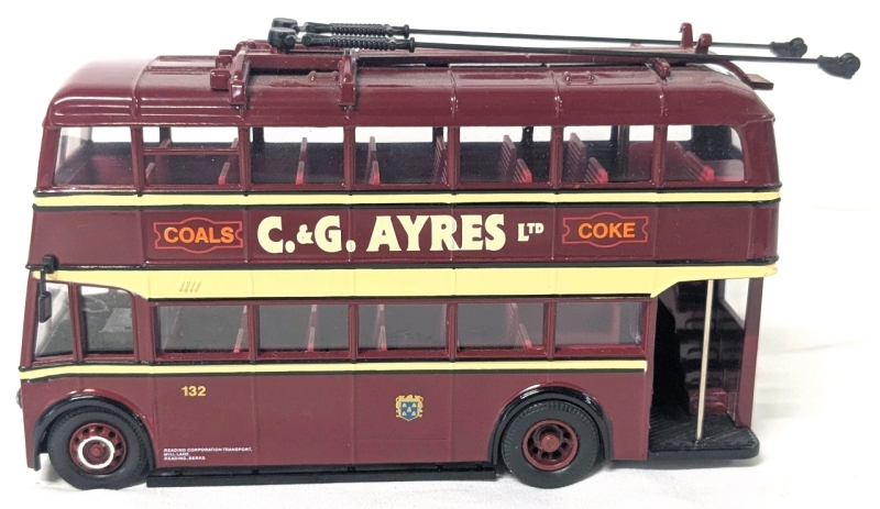 Gorgeous As-New CORGI 1:50 Scale #97800 Sunbeam Doubledecker Trolleybus C.&G. Ayres Reading | 3.5" Tall