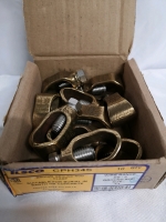 10 New Ilsco Connections Matter Bronze Ground Rod Clamps - Size 3/4