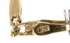 Adorable 10K Gold Engraveable Child's Bracelet Stamped 417 ITALY | 5.75" Long - 4