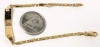 Adorable 10K Gold Engraveable Child's Bracelet Stamped 417 ITALY | 5.75" Long - 6