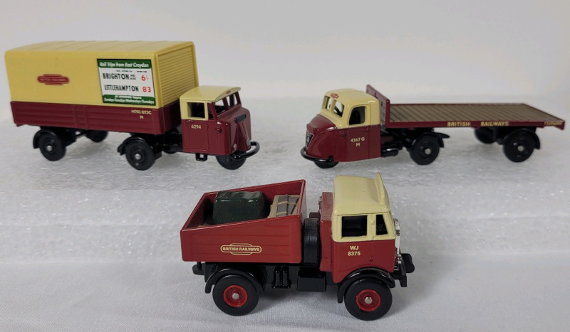 LLedo Days Gone British Railways Diecast Trucks , 1:76 Scale . Three (3) Trucks