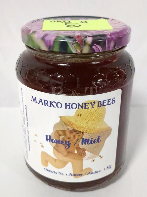 [DRAW Ticket #5] 1 KG Jar of Premium Ontario Amber Honey from Marko Honey Bees + 1 Ticket to Our Draw!