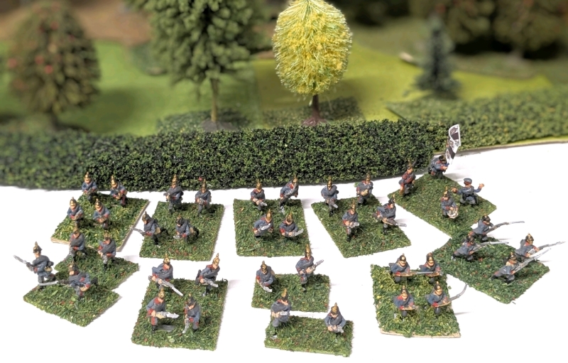 40 Foot Soldiers | 20mm Handpainted Cast Metal Wargaming Figures on Flocked Bases | Up to 1.15" Tall