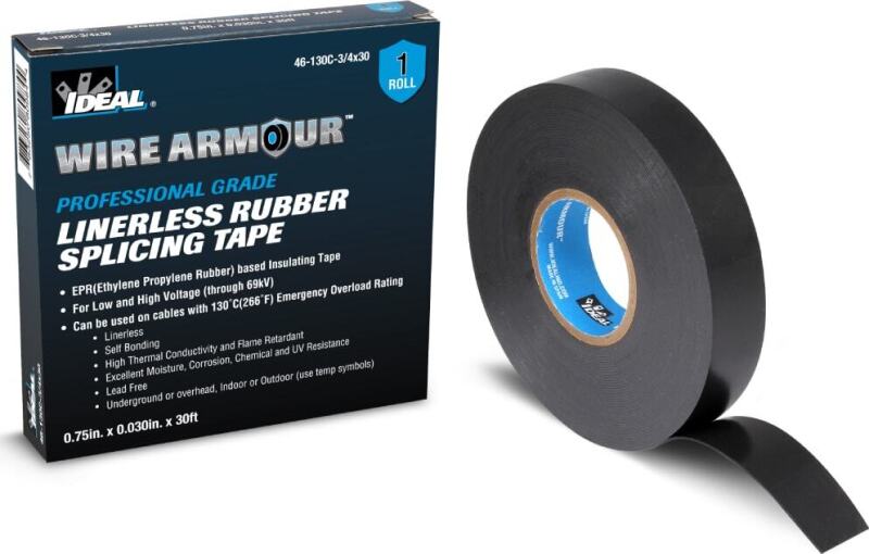 NEW Ideal 46-130C-3/4X30 Linerless Rubber Tape, 3/4"
