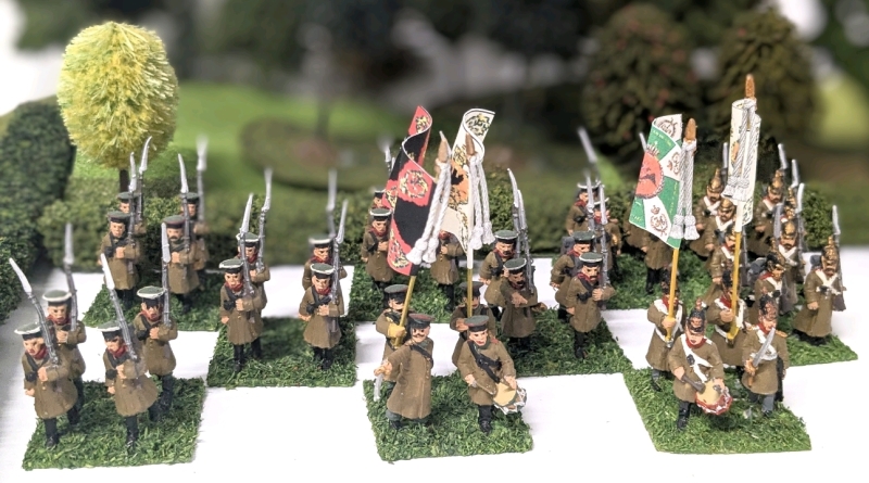 40 (Forty) 28mm Handpainted Cast Metal Wargaming Figures on Flocked Bases | Up to 1.5" Tall