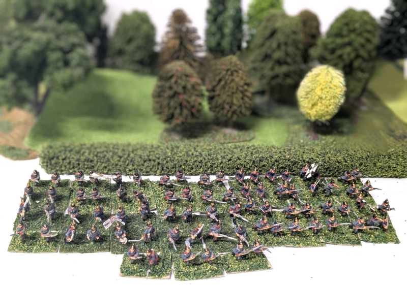 78 (Seventy Eight) 20mm Handpainted Cast Metal Wargaming Figures on Flocked Bases | Up to 0.75" Tall