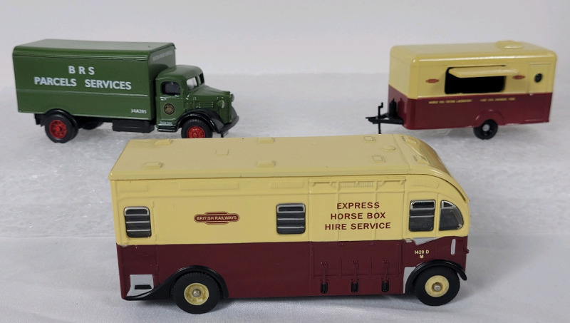 Corgi , Oxford & Classix British Railway Diecast Trucks , 1:76 Scale . Three (3) Trucks