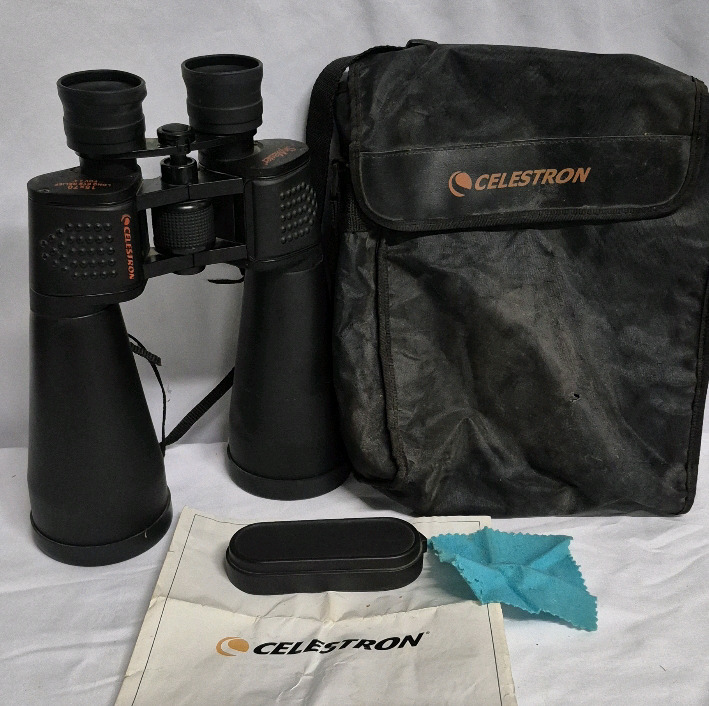 Celestron Skymaster Binoculars with Soft Case & Manual