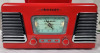 CROSLEY Radio Authentic Reproduction AM/FM Turntable , Model CR-711 . Tested Working - 2