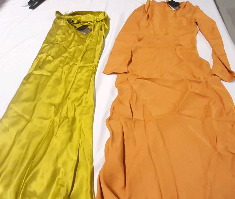 New XS Womens Wear from Massimo Dutti, Including A Satin Dress & Silk Dress