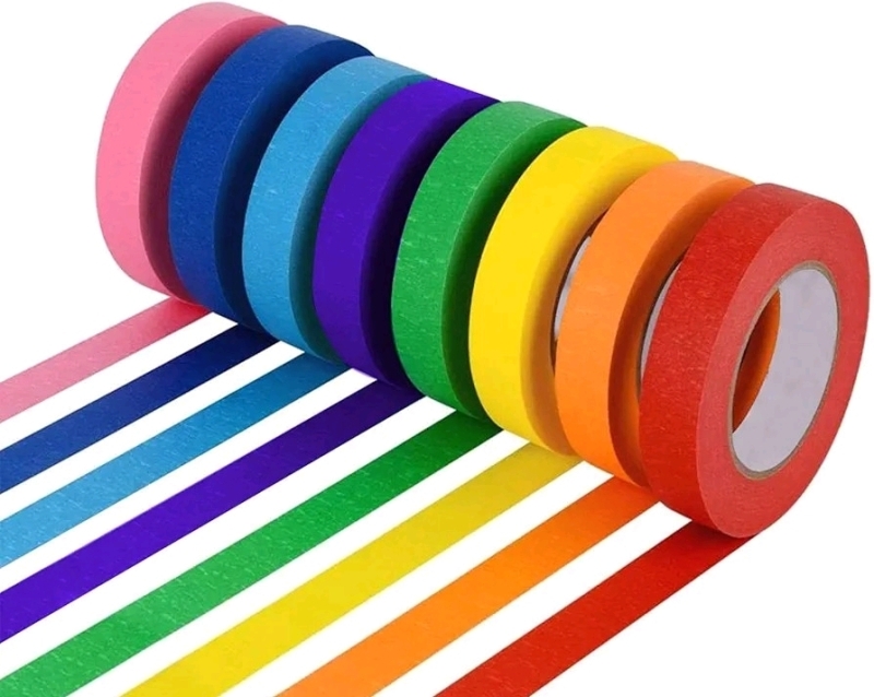 New Anterat 8-Packs of Colourful Masking Tape 590.4" x 0.6"ea