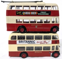 2 CORGI 1:76 Diecast Double Decker Buses | Weymann 42 Brighton STN & Bristol Lodekka 46 Hollingbury | 2.15" - 2.25"