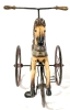 Gorgeous Wood & Metal Carousel Horse Child's Tricycle / Velocipede w Hair Tail | 24.5" Tall - 2