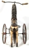 Gorgeous Wood & Metal Carousel Horse Child's Tricycle / Velocipede w Hair Tail | 24.5" Tall - 5