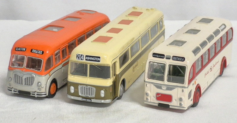 3 EFE Diecast Buses/Coaches Scale 1:76 - 4.75 to 5.5" Long