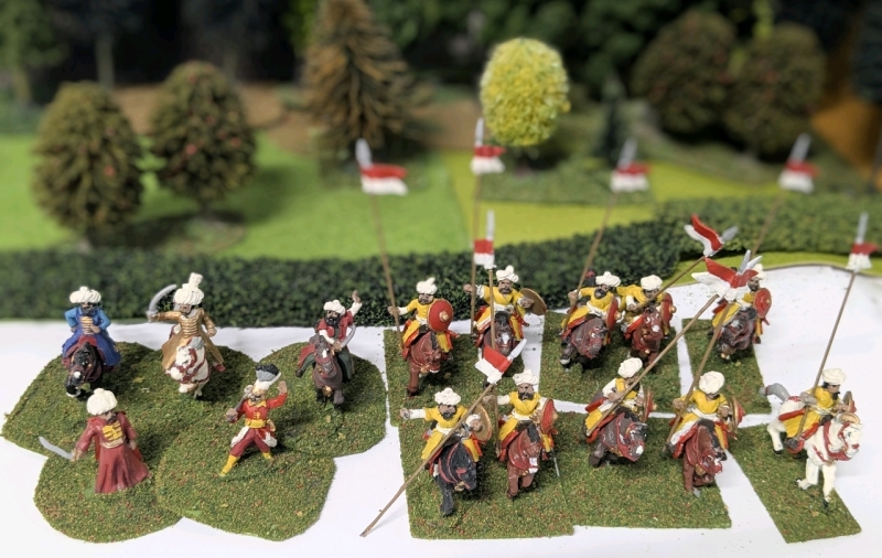 13 Mounted + 2 Standing OTTOMAN TURK Wargaming Figures on Flocked Bases | Up to 2" Tall