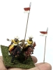 13 Mounted + 2 Standing OTTOMAN TURK Wargaming Figures on Flocked Bases | Up to 2" Tall - 5