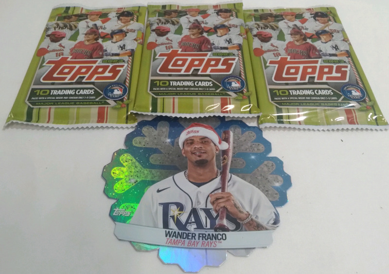 3 New Sealed Topps 2023 Holiday Cards MLB 10pack Trading cards and Topps Tag