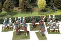 16 Foot Soldiers, 5 Cavalry | 28mm Handpainted OTTOMAN TURK Cast Metal Wargaming Figures on Flocked Bases | Up to 2" Tall