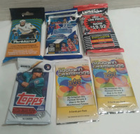 6 new Sealed Sports Packs Parkhurst, Panini Contenders Basketball,Topps, Chronicles, Goodwin Champions