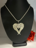 Montana Silversmiths Winged Heart Necklace Silver Tone - 2