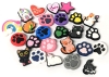 25 New Paw Prints & Kitty Cats-Themed Croc Charms | Most Around 1" Long