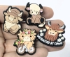 25 New Shaggy Highland Cow-Themed Croc Charms | Most Around 1" Long - 2