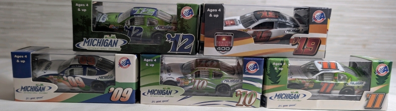 2009-12 & 2019 NASCAR Michigan Speedway Limited Edition Diecast Stock Car Models 1:64 Scale