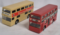 2 1972 Matchbox Diecast Double Deck Buses - Made in England