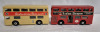 2 1972 Matchbox Diecast Double Deck Buses - Made in England - 2