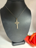Stainless Steel Criss Necklace Sterling Silver Cross Necklace - 4