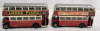 2 EFE Diecast Double Deck Buses - Scale 1:76 - 2