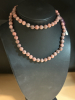 Sterling Rhodonite Necklace & Double Knotted 8mm Rhodonite Bead Necklace - 2