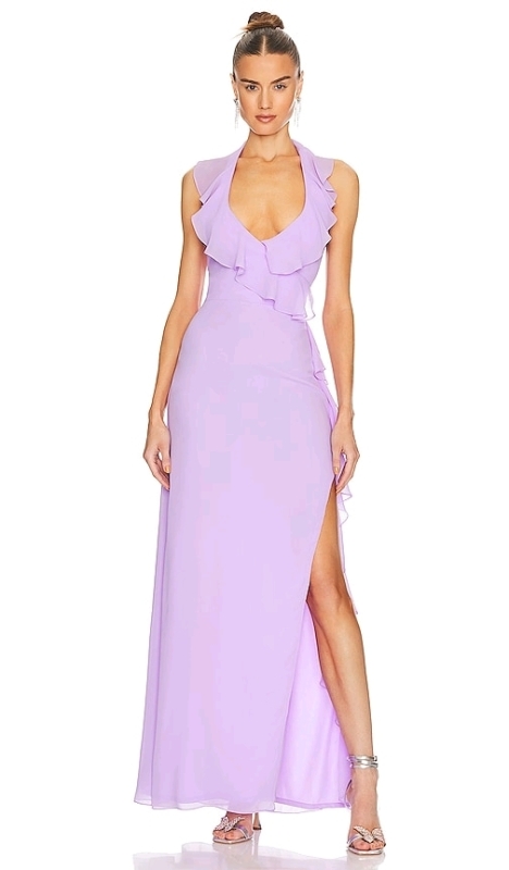 New YAURA Itunu Dress in Lilac (Size Large)