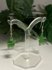 Genuine B. C. Jade Inukshuk Pierced Drop Earrings - 3