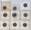 1920 - 2006 Canadian One Cent Pennies . Includes 1962 Missing M Penny . 40 Coins in Various Condition - 3