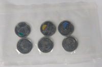 2011 Canadian Legendary Nature Colored Quarter Coin Set .