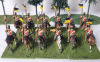 Six (6) Sets Handpainted " Austria 3rd. Uhlan Cavalry Regiment Napoleonic Wars " 28mm Lead Miniature Soldiers - 5