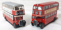 2 Diecast EFE AEC STL London Transport Buses (4" Long)