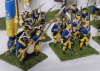 Eleven (11) Sets Handpainted " Sweden Foot Soldier Battalions Napoleonic Wars " 28mm Lead Miniatures - 2