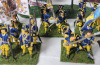 Eleven (11) Sets Handpainted " Sweden Foot Soldier Battalions Napoleonic Wars " 28mm Lead Miniatures - 4