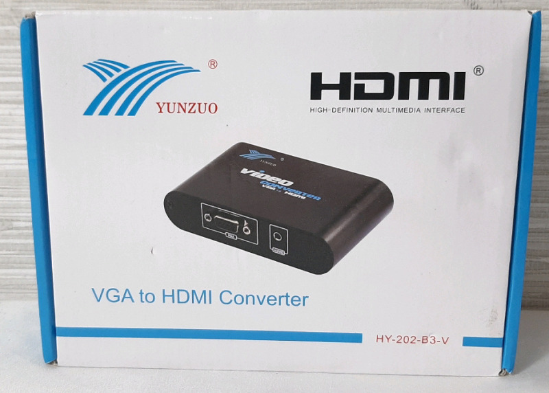 New VGA to HDMI Converter - Outputs up to 1080p