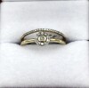 10KT Yellow Gold Natural Diamond (0.15ct) Ring, Size 7, W/A $1905.00. Diamond is the birthstone for April.