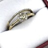 10KT Yellow Gold Natural Diamond (0.15ct) Ring, Size 7, W/A $1905.00. Diamond is the birthstone for April. - 3