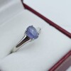 Sterling Silver Natural Tanzanite (0.60ct) Ring, Size 7, W/A $715.00. Tanzanite is the birthstone for December. - 4