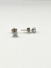 10KT White Gold Natural Moonstone (0.22ct) Earring, W/A $425.00. - 3