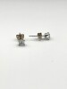 10KT White Gold Natural Moonstone (0.22ct) Earring, W/A $425.00. - 4
