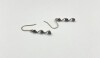 10KT White Gold Natural Tanzanite Earring, Retail $300.00. Tanzanite is the birthstone for December. - 3