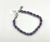 Sterling Silver Natural Amethyst (17ct) Bracelet, W/A $800.00. Amethyst is the birthstone for February.